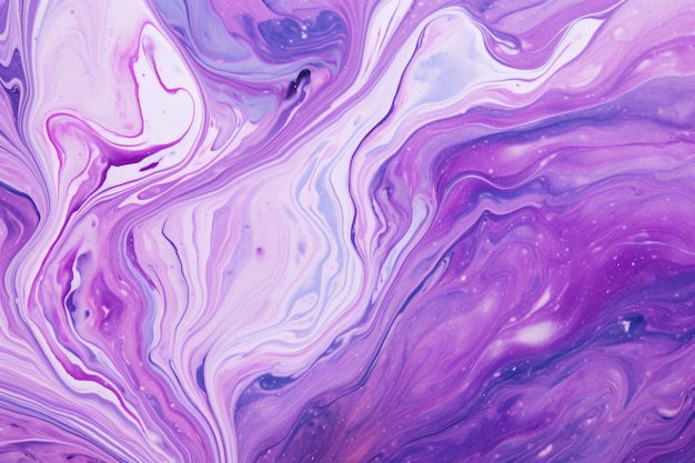 Purple background in form of marble liquid fluid flowing