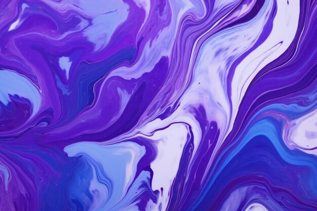 Purple background in form of marble liquid fluid flowing