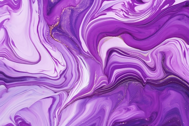 Purple background in form of marble liquid fluid flowing