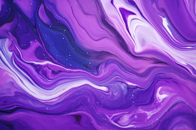 Purple background in form of marble liquid fluid flowing