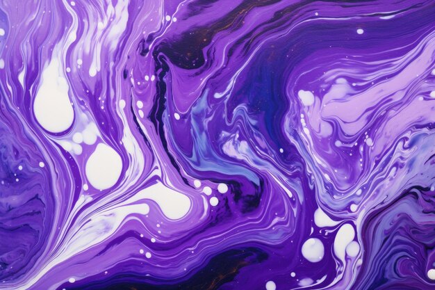 Purple background in form of marble liquid fluid flowing