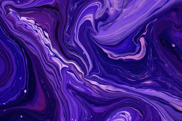 Purple background in form of marble liquid fluid flowing