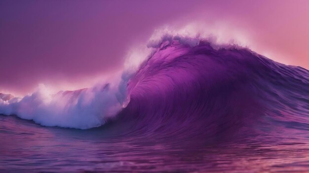 Purple background wave