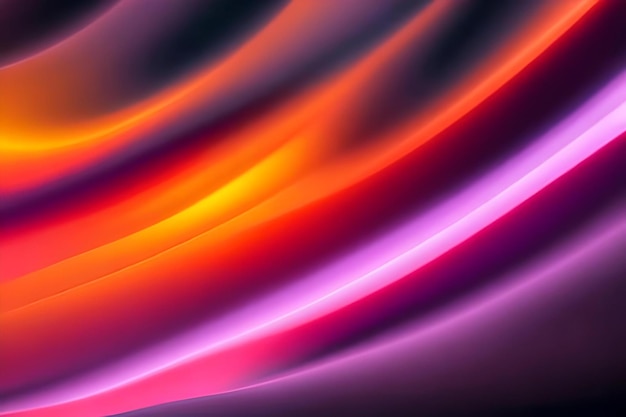 A purple background with a bright orange and yellow swirls.
