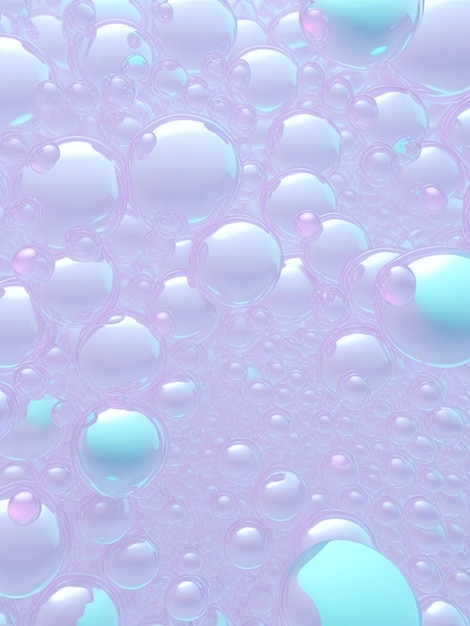 A purple background with bubbles and the word bubble.