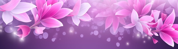 Purple background with a flower and the word love