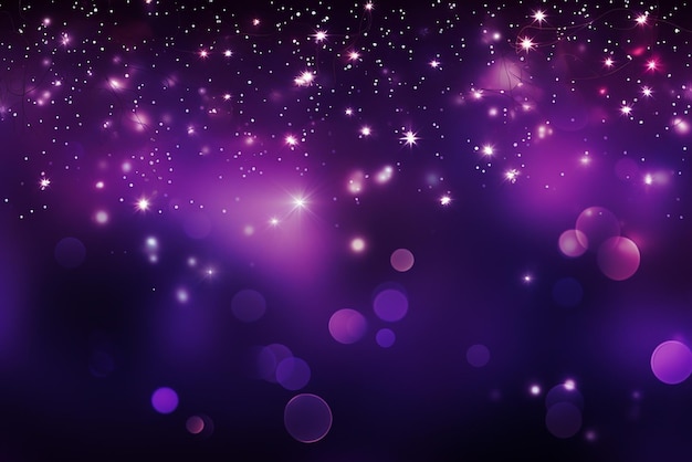 purple background with glowing bokeh