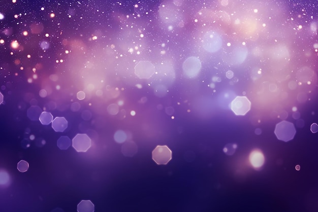 purple background with glowing bokeh