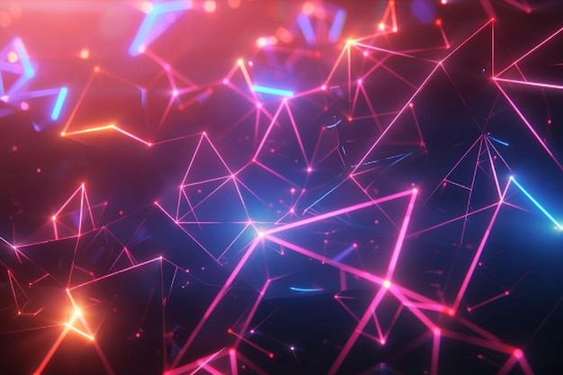 a purple background with a glowing image of a purple and blue glowing object