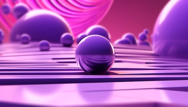 Фиолетовый фон с фиолетовым фоном и фиолетовый фон с большим шаром на нем