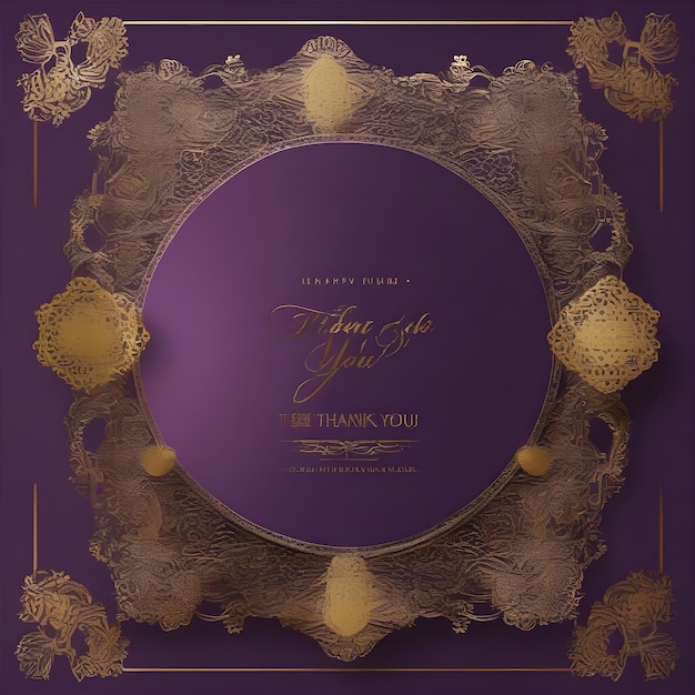 a purple background with a purple background with a purple circle and gold text on it
