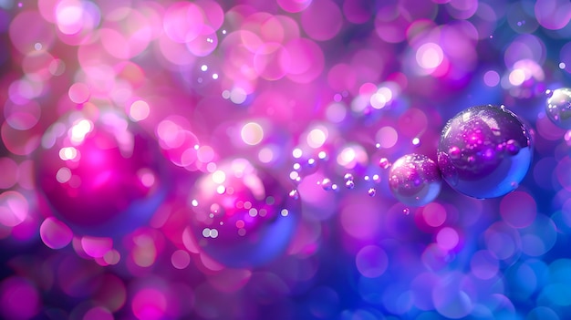 a purple background with purple and pink flowers and a purple background