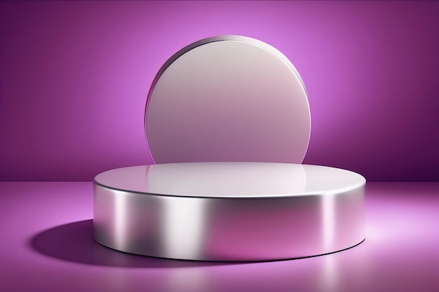 A purple background with a round top that says " the word " on it.