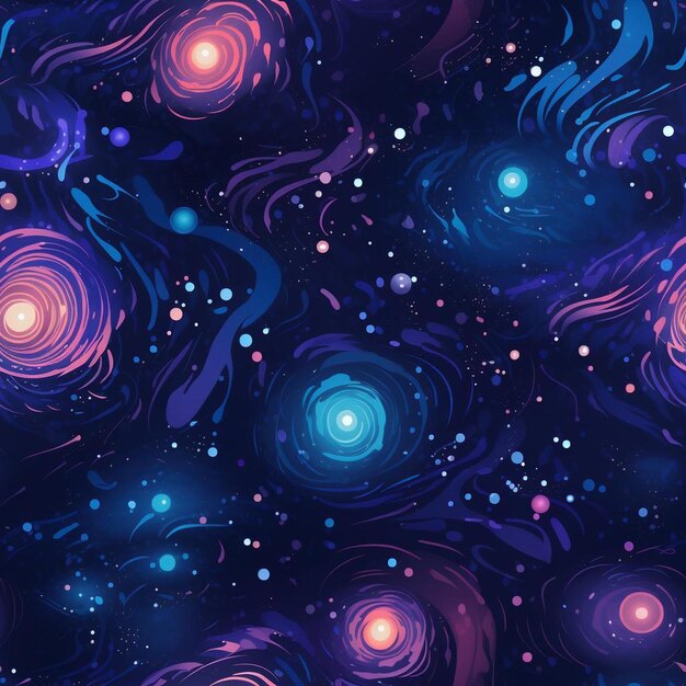 Photo a purple background with the universe in the middle.