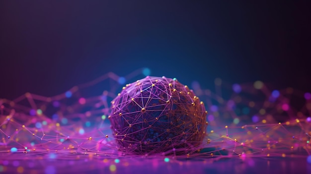 A purple ball with a purple background and a purple ball with a blue background and a purple background.