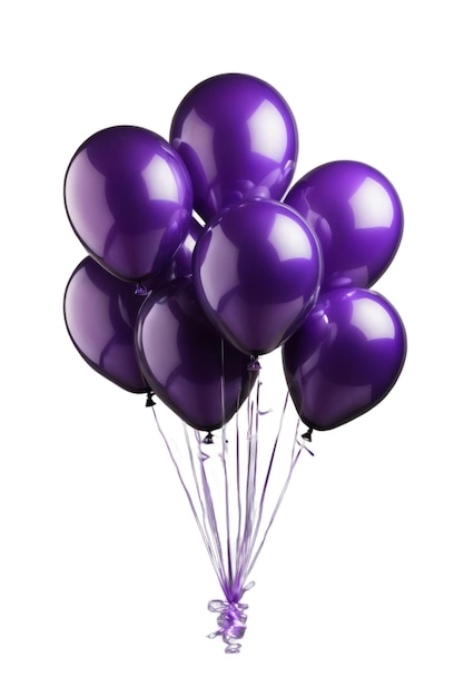 purple balloons