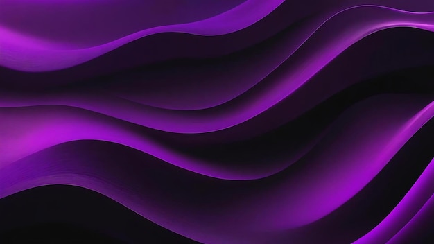 Purple and black abstract wave background