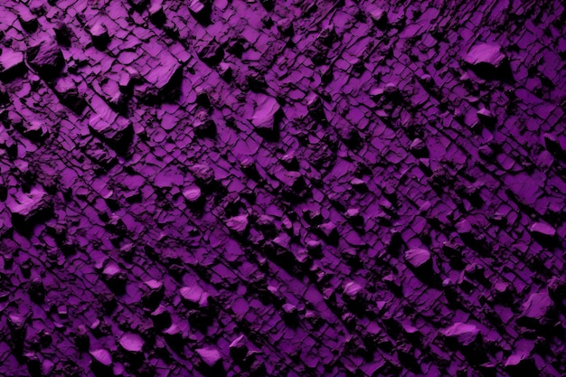 Photo a purple black background with a rough textured surface