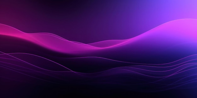 A purple and black background with a wave in the middle.