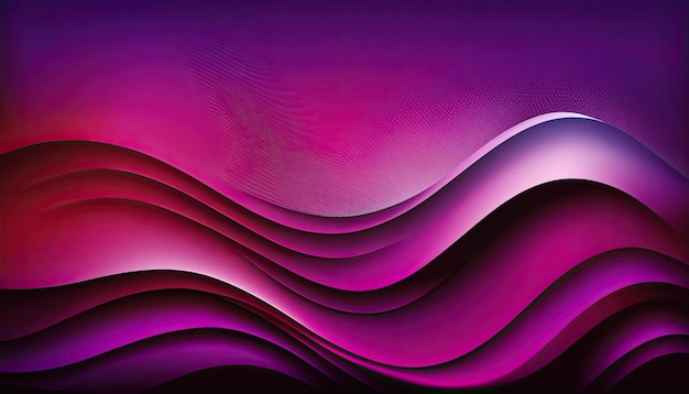 Purple and black background with a wavy pattern and copy space