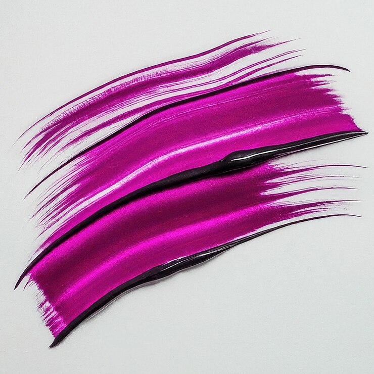 Photo a purple and black brush with a black stripe on the side