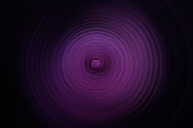 紫と黒の円形の波の抽象的な背景