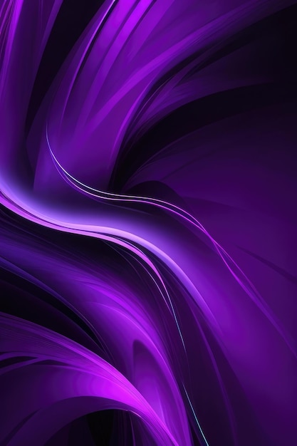 Photo purple and black waves creative background