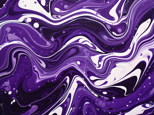 A purple black white abstract painting wallpaper