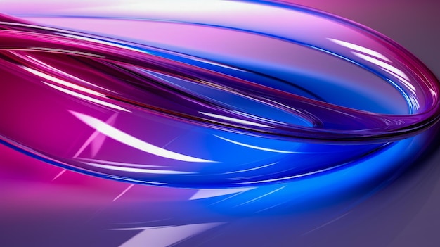 Purple and blue abstract background with blurry effect Generative AI
