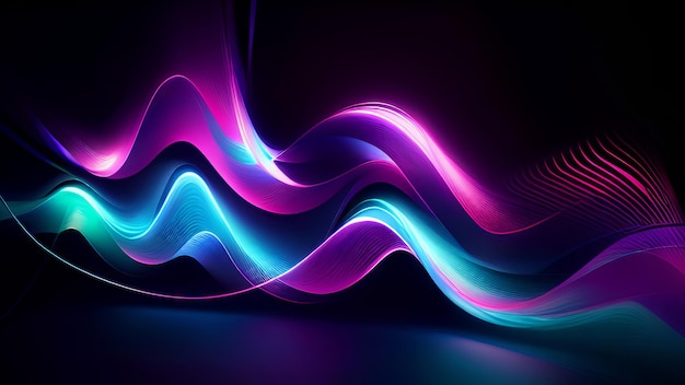Purple and blue abstract background with a light effect