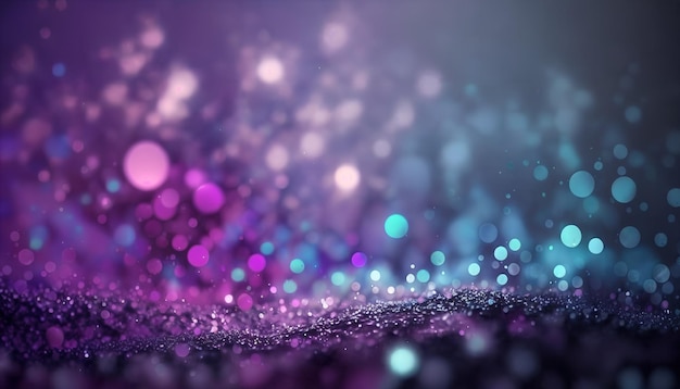 A purple and blue background with a blurry background