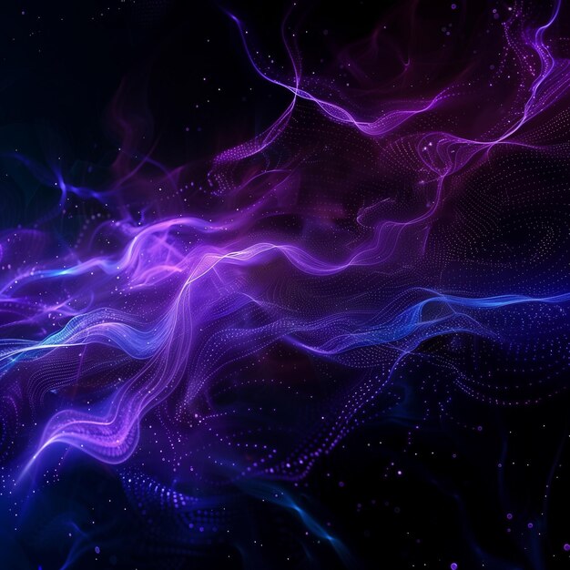 Photo a purple and blue background with a purple and blue swirl