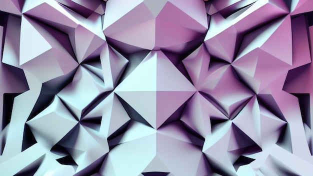 A purple and blue background with a purple diamond pattern.