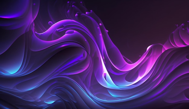 A purple and blue background with a purple swirl.