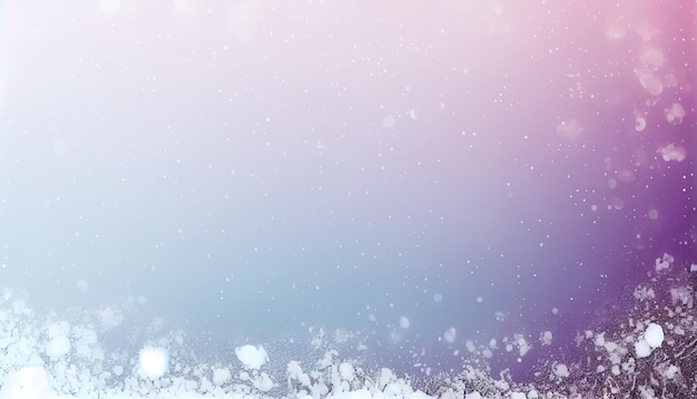 A purple and blue background with snow on it