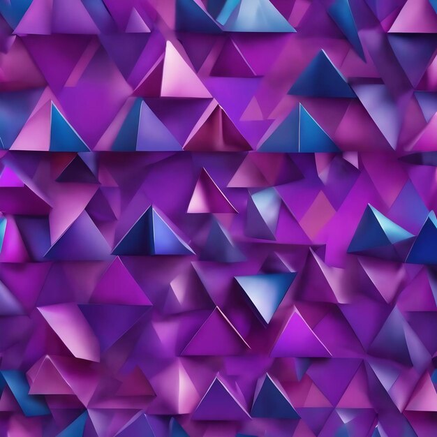 Purple and blue background with a triangle pattern