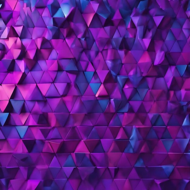 Purple and blue background with a triangle pattern