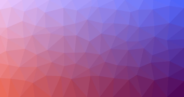 Purple and blue background with a triangle pattern.