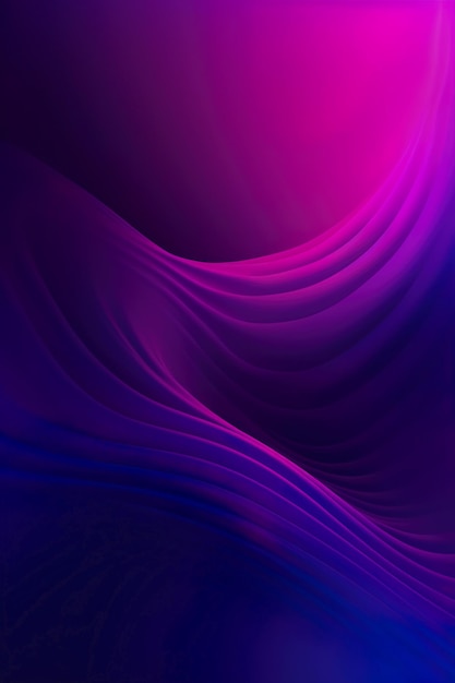 Purple and blue background with a wave pattern