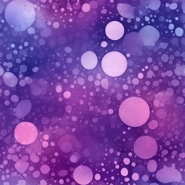 Purple and blue circles on a purple background