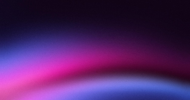 Фото Фиолетово-синий цвет градиентной волны на темном фоне эффект зернистой текстуры футуристический баннер дизайн заголовка веб-сайта
