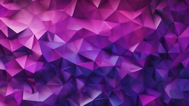 Purple and blue geometric background with a triangle pattern