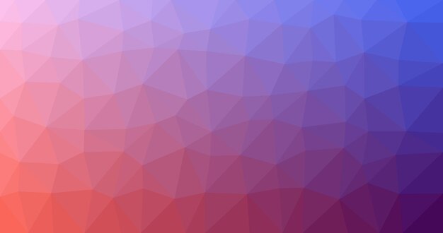 Purple and blue geometric background with a triangle pattern.