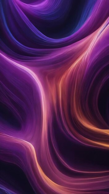 Purple and blue glowing shiny waves abstract elegant design