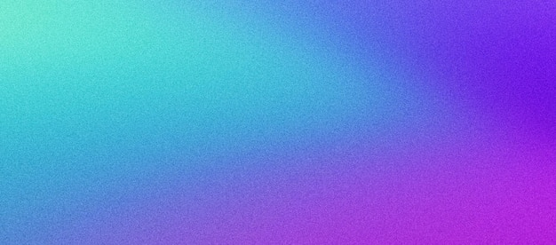 Purple blue grainy gradient background noise texture wide banner header poster design copy space