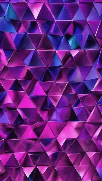 Purple and blue triangle pattern