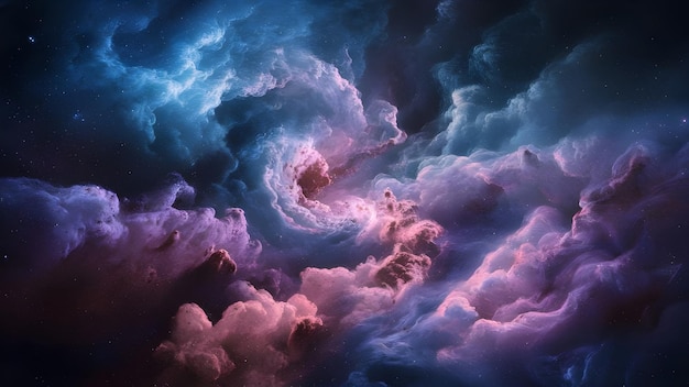 a purple and blue universe is shown with the colors of the universe