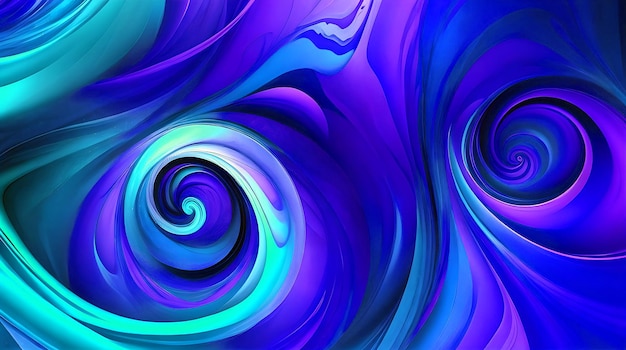 Purple and blue wallpaper with a colorful swirl background generative by ai