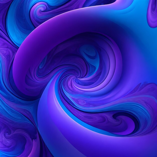 Purple and blue wallpaper with a colorful swirl