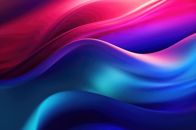 Purple and blue waves wallpaper for phone